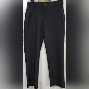 Birdiebound Black Golf Performance Pants Men's 32x30 Length Altered To 28